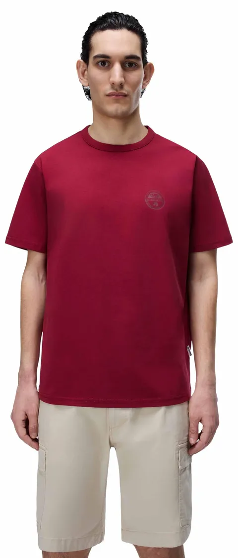Napapijri Sendil T-Shirt Maniche Corte Rossa