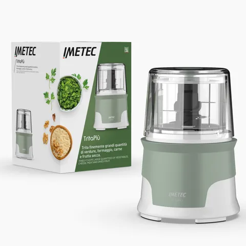 Imetec TritaPiù - Tritatutto 1000W contenitore 600 ml