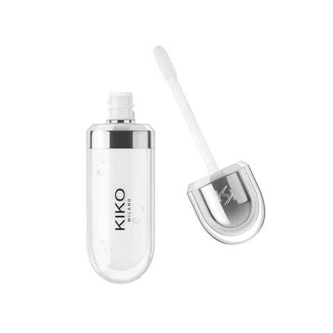KIKO Milano 3D Hydra Lipgloss 01 | Lucidalabbra Effetto 3D Idratante e Volumizzante