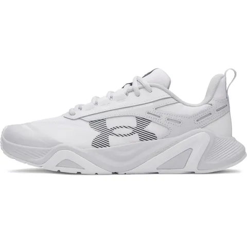 Under Armour UA Charged Commit TR 5 - Bianco/Grigio Halo/Castlerock - 11,5, Castlerock Bianco Halo Grigio, 47 EU