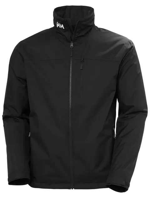 Helly Hansen Men's Crew Midlayer Jacket 2, Black, XL