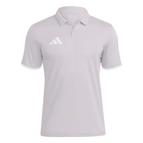 adidas Uomo Entrada26 Polo Shirt, Team Light Grey/White, XL