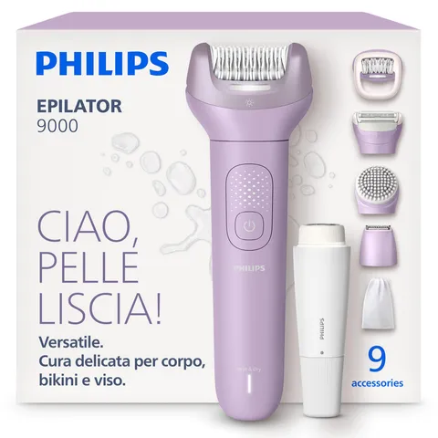 Philips Epilatore Serie 9000 Wet&Dry Cordless