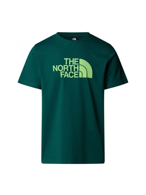THE North FACE NF0A8A6CA6O M S/S Easy Tee T-Shirt Uomo Deep Nori/Meta Lime Taglia L