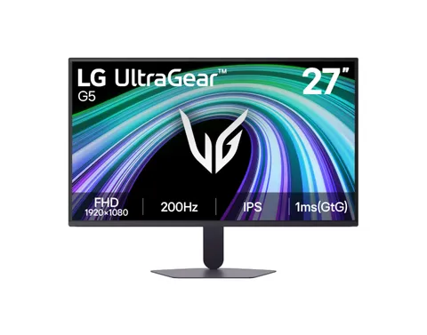 LG UltraGear 27G523B-B Monitor 27", 200Hz, 1ms (GtG), HDMI, Stand regolabile, Nero