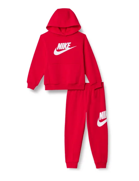 Nike Club Fleece Completo per bambini University Red 5/6 anni