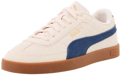 Puma Sneaker Unisex Club II Era in Pelle Scamosciata, Fiore di Gelsomino Blu Persiano