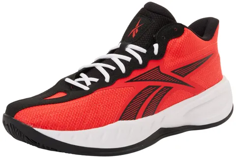 Reebok Unisex Press Sneaker, Energy Red/Black/White, 44 EU, Energy Red Black White, 44 EU