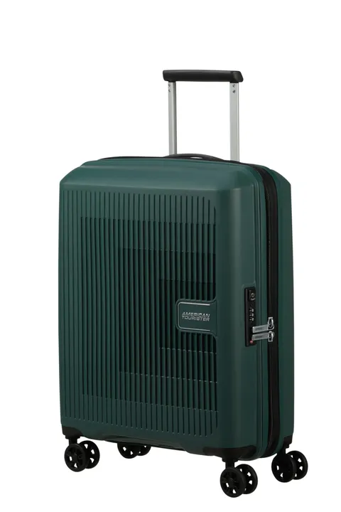 American Tourister Aerostep - Spinner S, Bagaglio a Mano Espandibile, 55 cm, 36/40 L