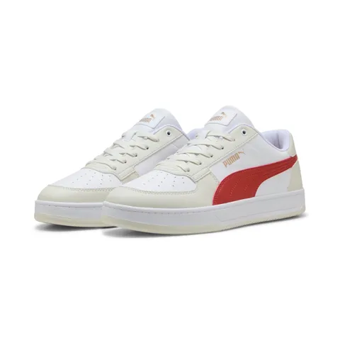Puma Caven 2.0, Sneaker Unisex - Adulto, White Red Fire Vapor Gray, 47 EU