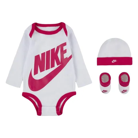 Nike Futura Logo Body per bimbi White/Pink 6/12 mesi