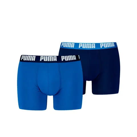 PUMA Everyday Basic Boxers 2p, Biancheria Intima Uomo, True Blue - New, XL