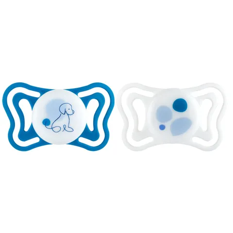 Chicco PhysioForma Light, Succhietto in Silicone 6-16 Mesi, Ciuccio Bimbo con Tettarella