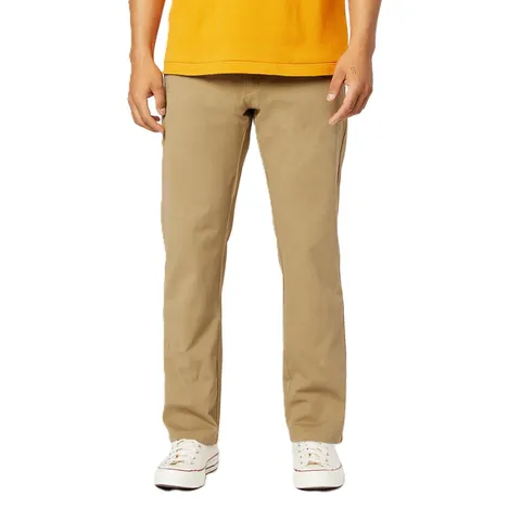 Dockers Ultimate 360 Chino Straight, Pantaloni Uomo, New British Khaki, 42W / 34L