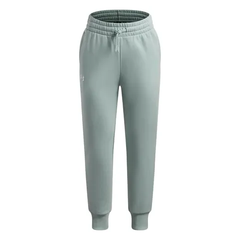 Under Armour UA Rival Fleece Joggers - Pantaloni da Jogging in Pile, smaltati, Blu/Bianco - YSM, Smalto Blu / / Bianco, 86 Slim