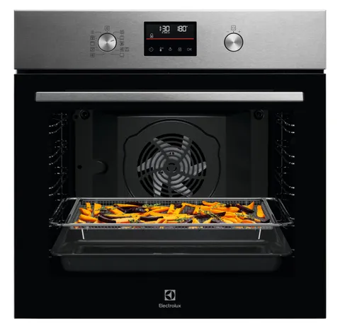 Electrolux LOM4P46X2 - Forno da incasso multifunzione pirolitico 60cm 72L, SurroundCook