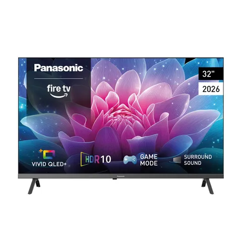 Panasonic TV-32S65C, Full HD Vivid QLED+, Fire TV Televisore, Smart TV