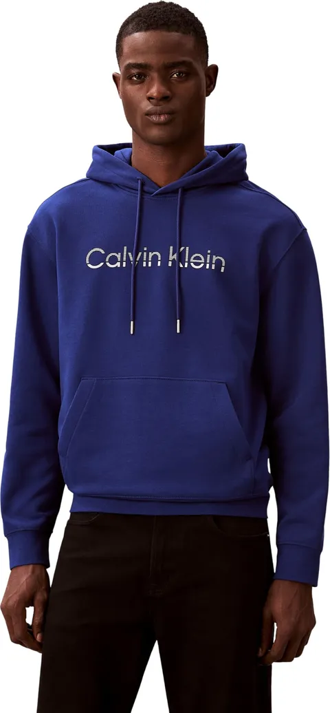Calvin Klein LS EU 350terry Hoodie Lv04lf242g Felpe, Blu (Blue Majesty), 3XL Grande Alto da Uomo