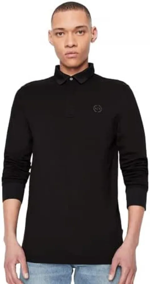 Armani Exchange 8nzf79, Polo, Uomo, Nero, S