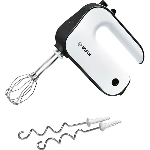 Bosch Sbattitore Elettrico MFQ4020, 450 W, 5 Velocità e Turbo, Leggero, Impugnatura