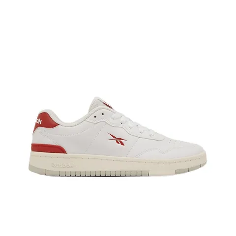 Reebok Unisex BB 1000 Clean Sneaker, Bianco/Rosso/Chalk, 40 EU
