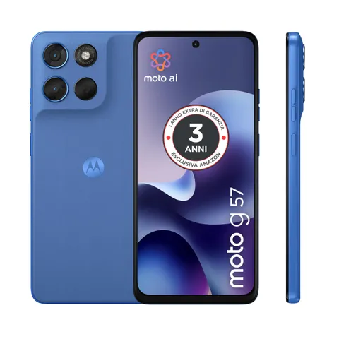 Motorola moto g57 con 3 anni di garanzia (8/256GB, Fotocamera 50+8MP+flicker sensor