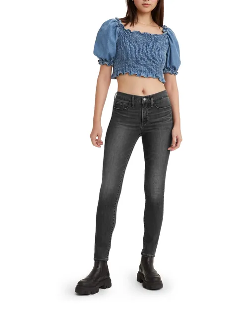 Levi's 311 Shaping Skinny, Jeans Donna, Bloom Black, 28W / 32L