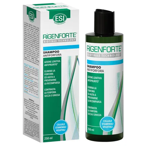 ESI - Rigenforte Shampoo Antiforfora con Biotinax, Contrasta la Forfora dei Capelli e il