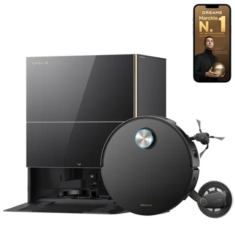 Dreame X60 Pro Ultra Complete, Robot Aspirapolvere e Lavapavimenti, 2 Bracci UltraExtend