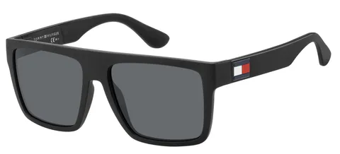 Tommy Hilfiger Occhiali da Sole TH 1605/S Matte Black/Grey 56/16/140 uomo