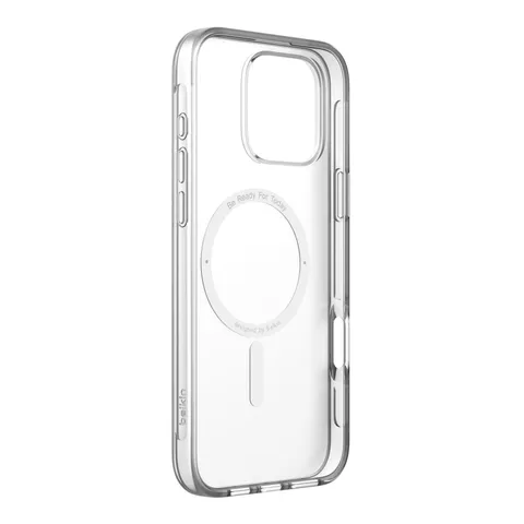 Belkin SheerForce Cover per iPhone 16 Pro Max, custodia per telefono compatibile con