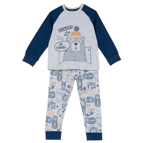 Chicco Pigiama Bambini e Ragazzi a Maniche Lunghe in Caldo e Morbido Tessuto FW25 253_2