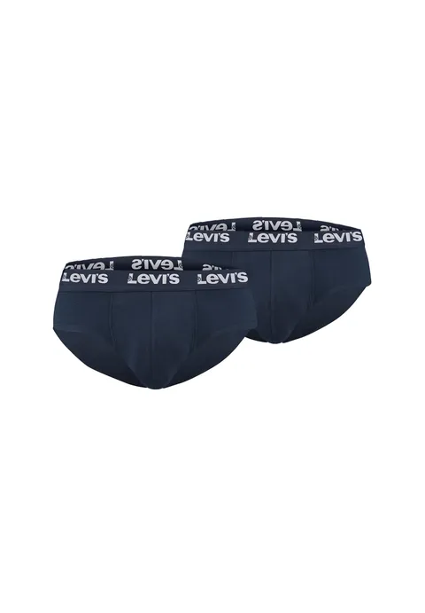 Levis Men Repeat Logo Lettera 2P, Blu Navy, M