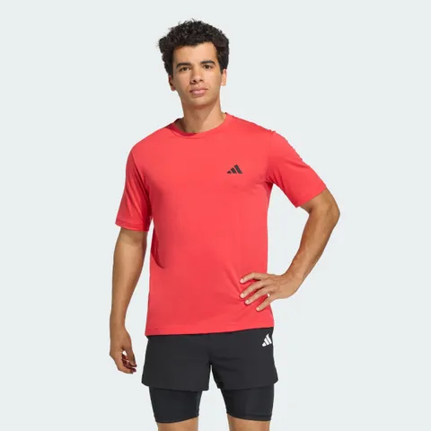 adidas Homme Workout Essentials Feelready T-Shirt, Pure Ruby, L