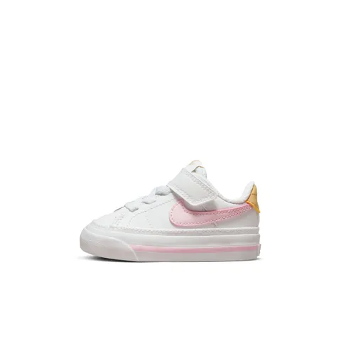 Nike Sneaker Court Legacy (GS), White Pink Foam Sesame Honeydew, DA5380-115, 35.5 EU
