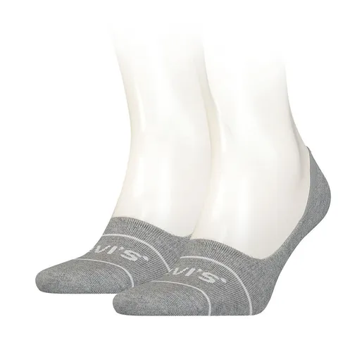 Levi's Footie, Calzini Unisex - Adulto, Grigio, 35-38