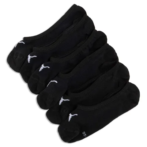 PUMA Footie, Calzini Unisex - Adulto, Nero, 39-42