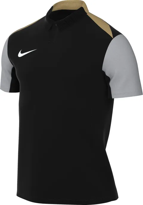 Nike FD7600-011 M NK DF ACDPR24 SS Polo K Maglia Lunga Uomo Black/Wolf Grey/Jersey