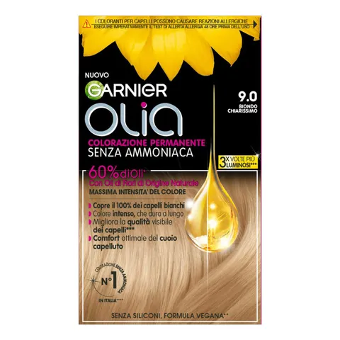 Garnier Olia Tinta Capelli, Colorazione Permanente Senza Ammoniaca Con Oli di Fiore di
