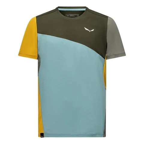 Salewa PUEZ Sporty Dry M T-Shirt, Taglia 4XL, Colore: Verde Oliva Scuro
