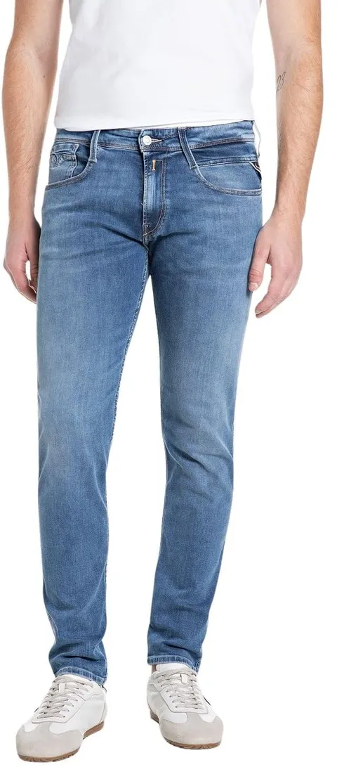 Replay Jeans da Uomo Anbass, Medium Blue 009 (Blu), 38 W/36 L