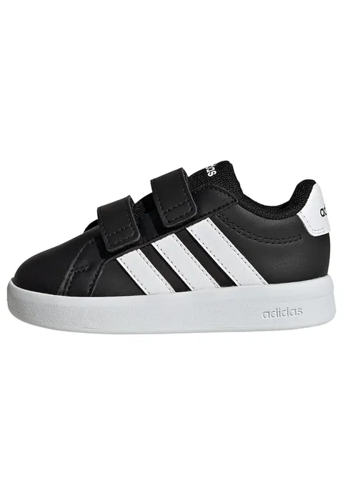 adidas Unisex - Bimbi 0-24 Grand Court 3.0 Infants Shoes, Core Black/Ftwr White/Ftwr