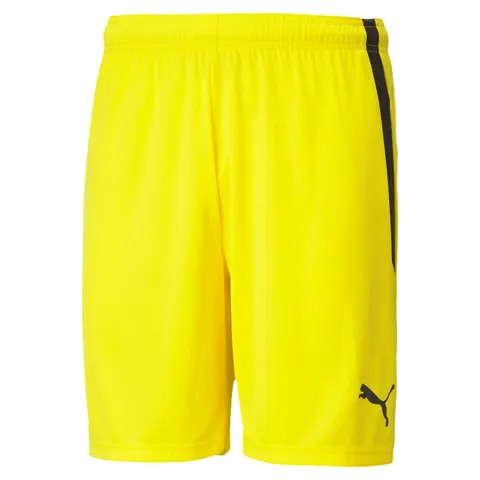 Puma Teamliga Shorts Pantaloncini Cyber Yellow, XL Unisex Adulto