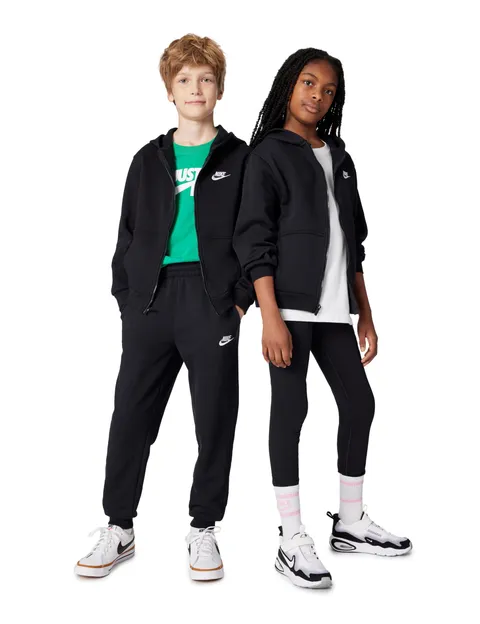 Nike Club Giacca Nero/Bianco 128-137