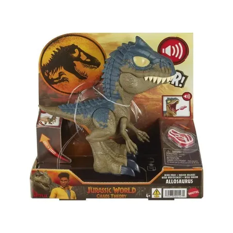 Mattel Jurassic World: Teoria del Caos Netflix - Chomp Chomp - Allosauro Mega Ruggito