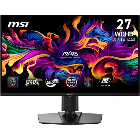 msi MAG 274QPA QD-OLED X24 Monitor Gaming 27" WQHD -Quantum Dot OLED (2560 x 1440), 240