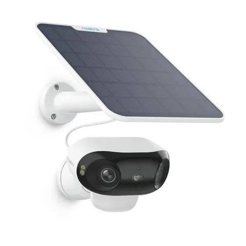 Reolink 4K Telecamera Wi-Fi Esterno 180° Senza Fili, Doppia Lente F1.0, Visione Notturna a Colori, Sorveglianza Wireless, Rilevamento Smart, Archiviazione Locale, Installazione Facile, Argus 4 Pro