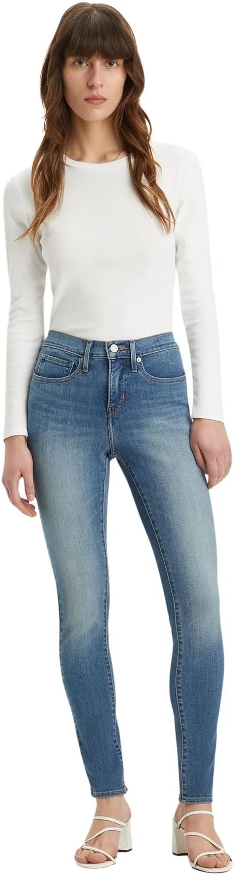 Levi's 311 Shaping Skinny, Jeans Donna, Smudged Line, 28W / 32L