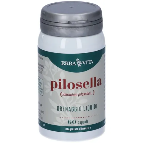 ERBA VITA Integratore Alimentare di Pilosella - 60 Capsule - Utile al drenaggio dei