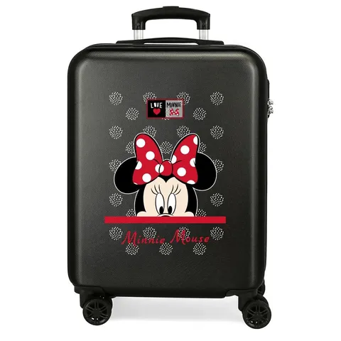 Disney My Pretty Bow Valigia da cabina nera 38 x 55 x 20 cm rigida ABS chiusura a